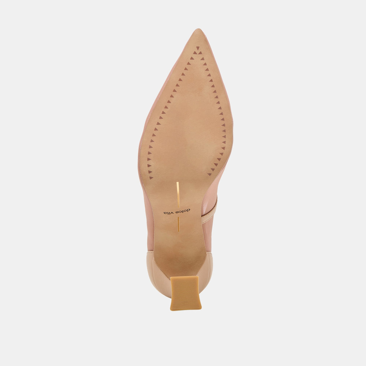 Malory Lt Tan Mesh Heels | Dolce Vita