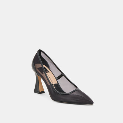 Malory Onyx Mesh Heels | Dolce Vita