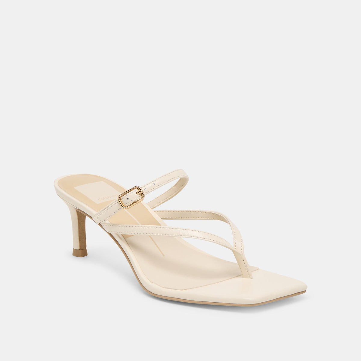 Biaga Off White Leather Heels | Dolce Vita