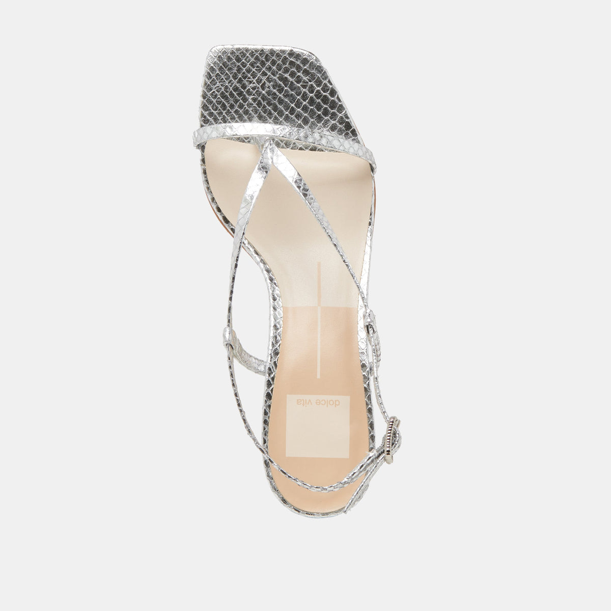 LAURY HEELS SILVER EMBOSSED LEATHER
 – Dolce Vita | Dolce Vita