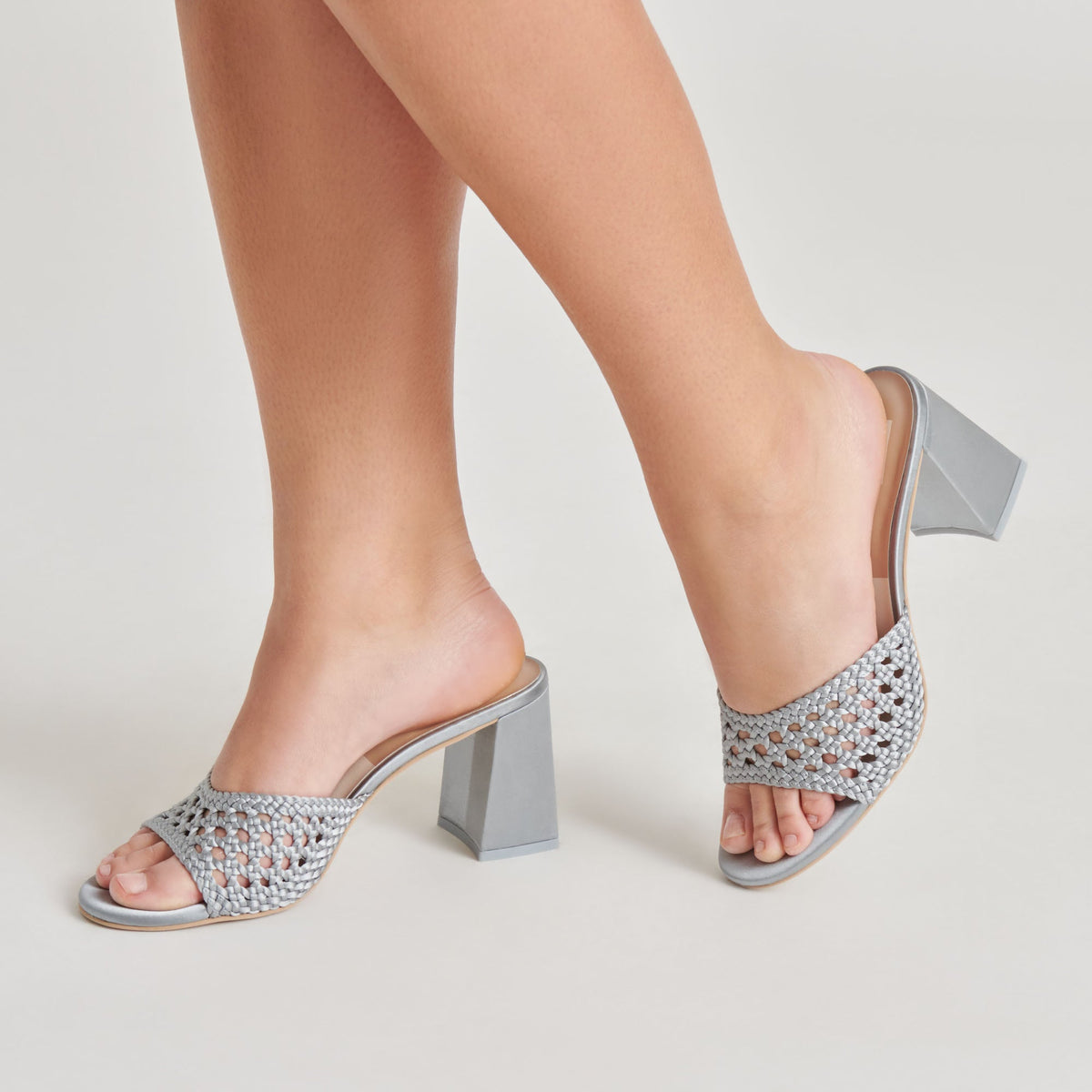 MARGOE HEELS LIGHT BLUE WOVEN SATIN
 – Dolce Vita | Dolce Vita