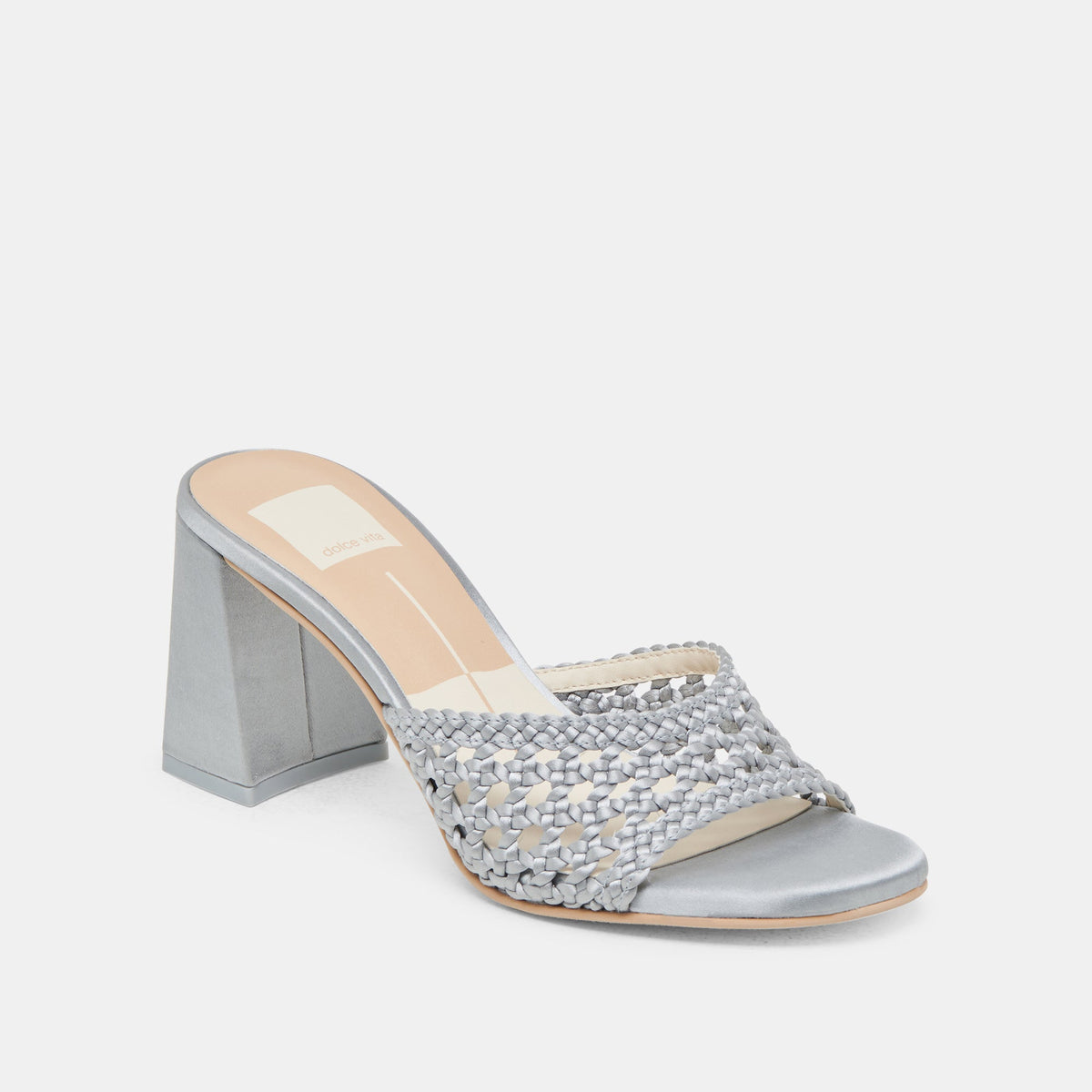 MARGOE HEELS LIGHT BLUE WOVEN SATIN
 – Dolce Vita | Dolce Vita