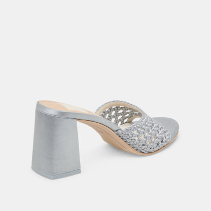 MARGOE HEELS LIGHT BLUE WOVEN SATIN
 – Dolce Vita | Dolce Vita