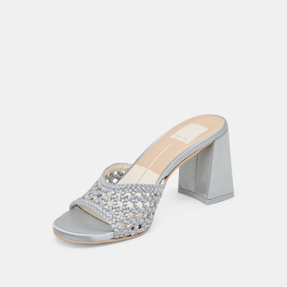 MARGOE HEELS LIGHT BLUE WOVEN SATIN
 – Dolce Vita | Dolce Vita