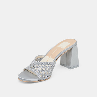 MARGOE HEELS LIGHT BLUE WOVEN SATIN
 – Dolce Vita | Dolce Vita