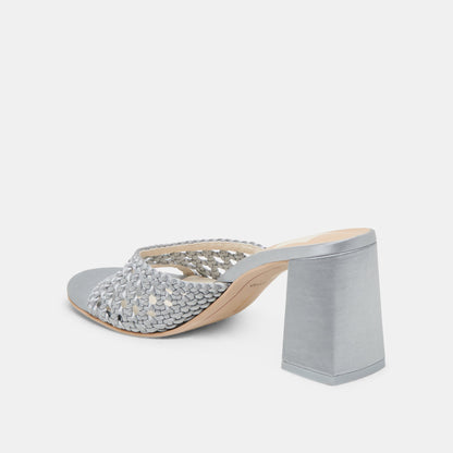 MARGOE HEELS LIGHT BLUE WOVEN SATIN
 – Dolce Vita | Dolce Vita
