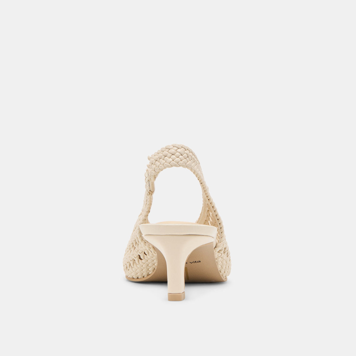 Fawne Creme Woven Stella Heels | Dolce Vita