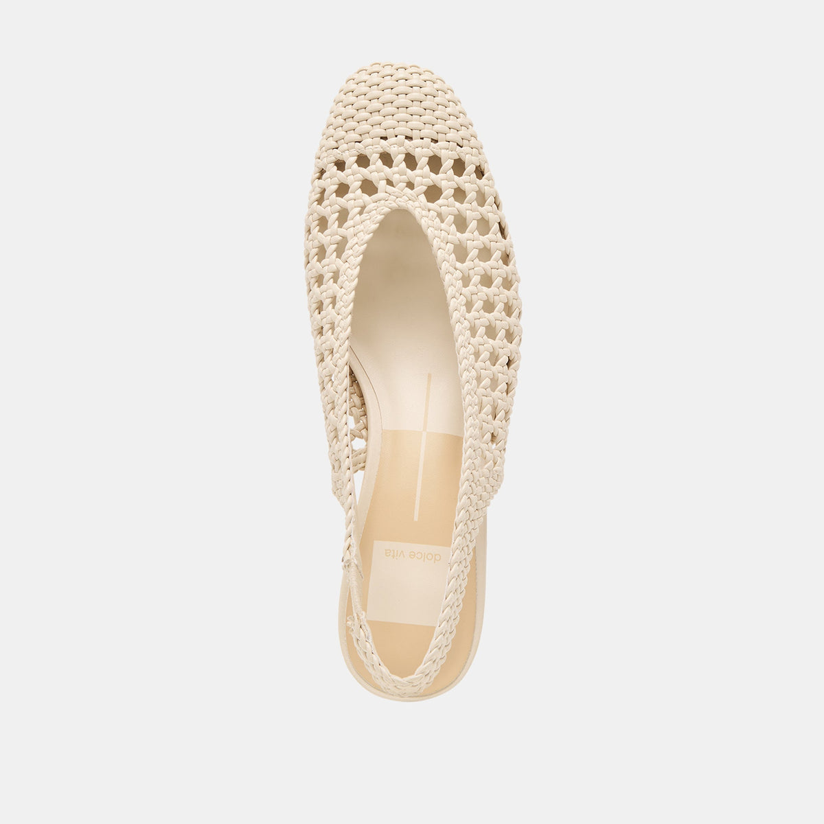 Fawne Creme Woven Stella Heels | Dolce Vita