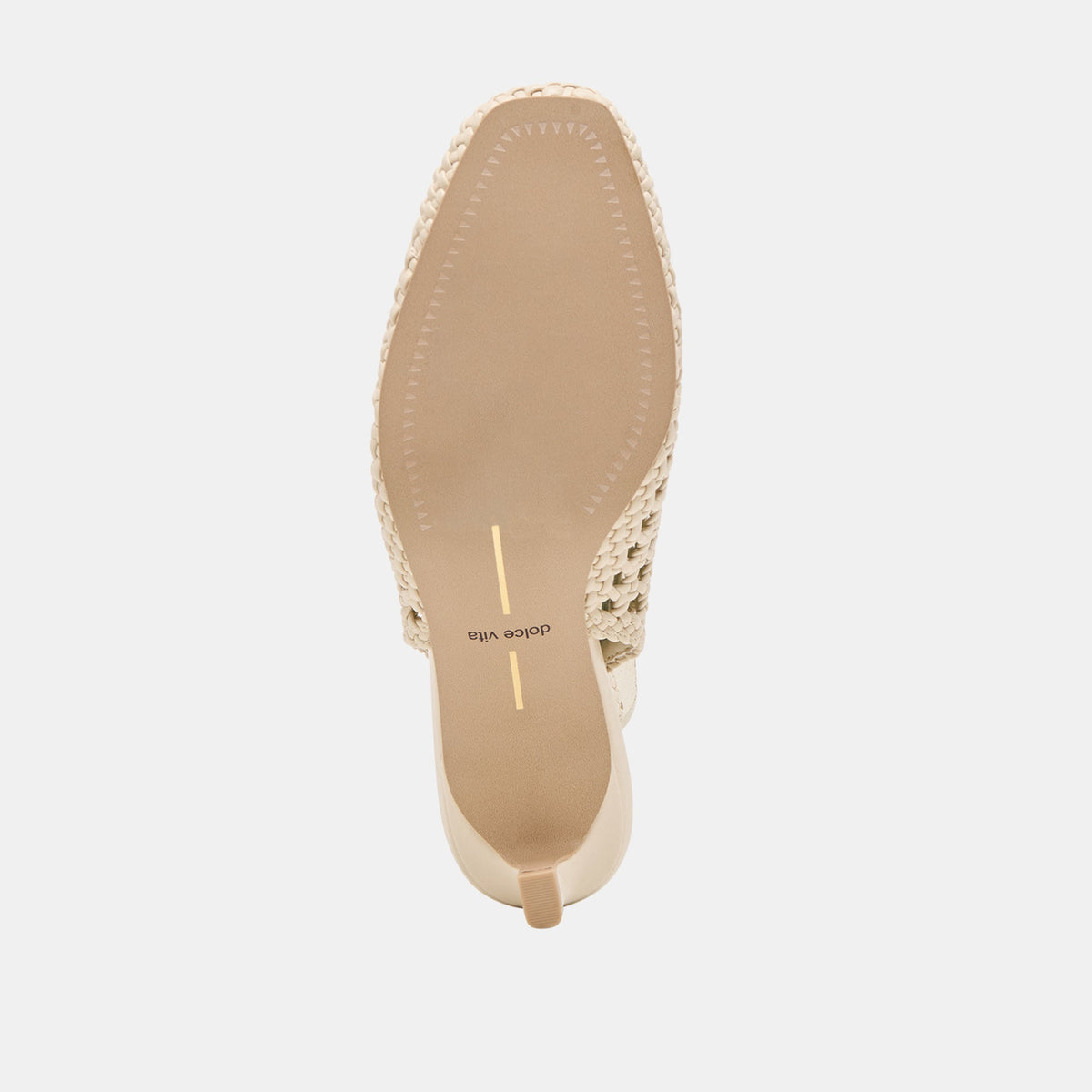 Fawne Creme Woven Stella Heels | Dolce Vita