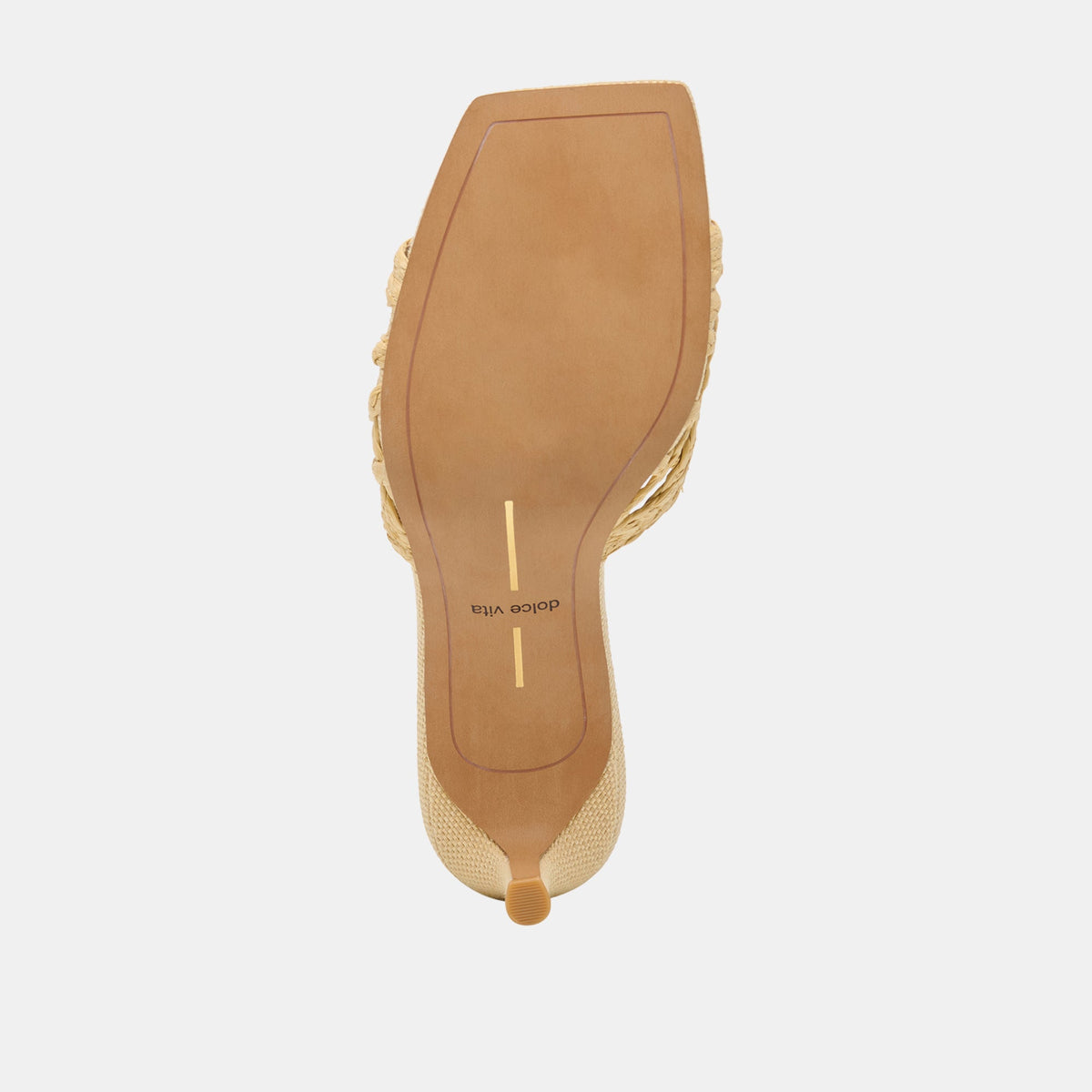 Bowen Lt Natural Raffia Heels | Dolce Vita