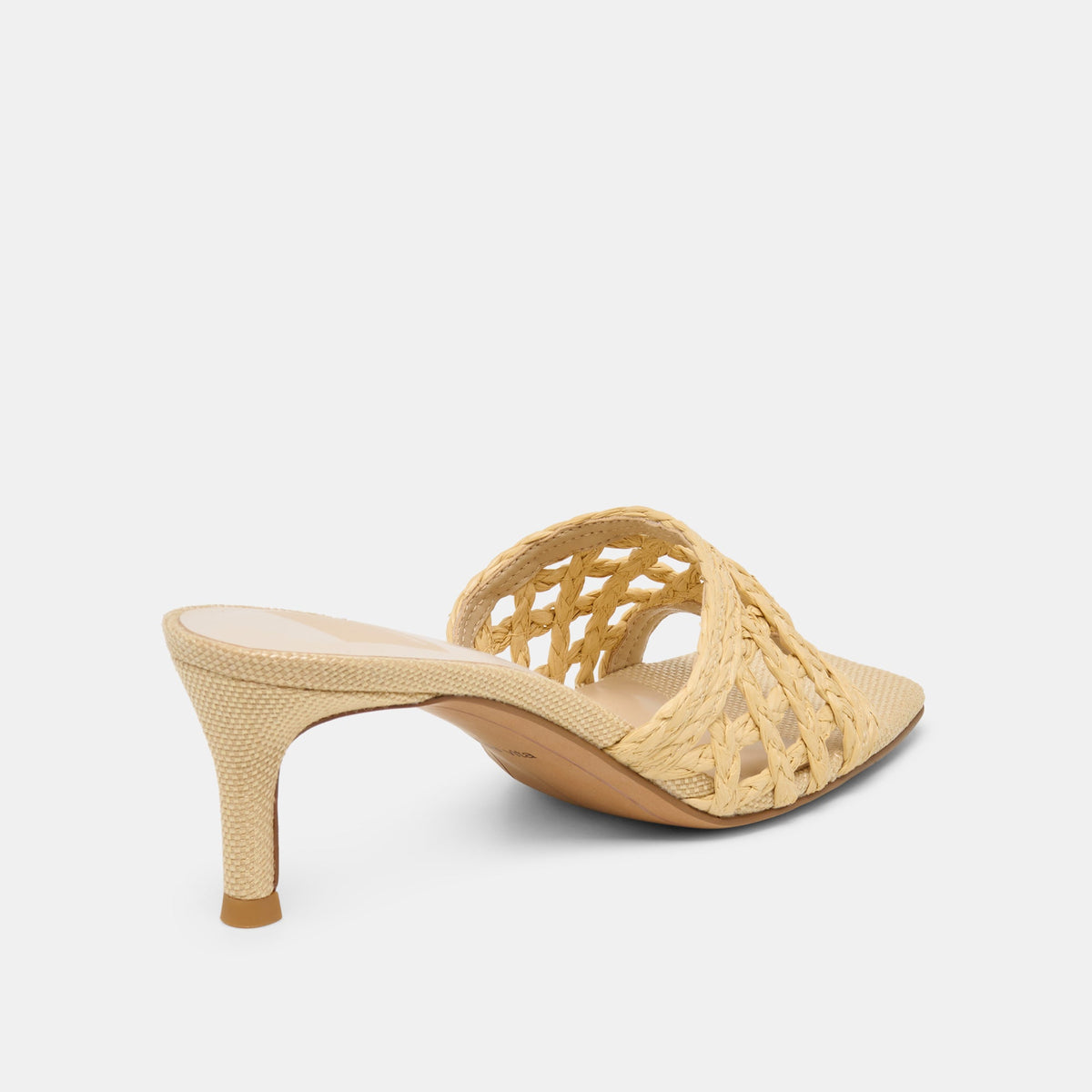 Bowen Lt Natural Raffia Heels | Dolce Vita