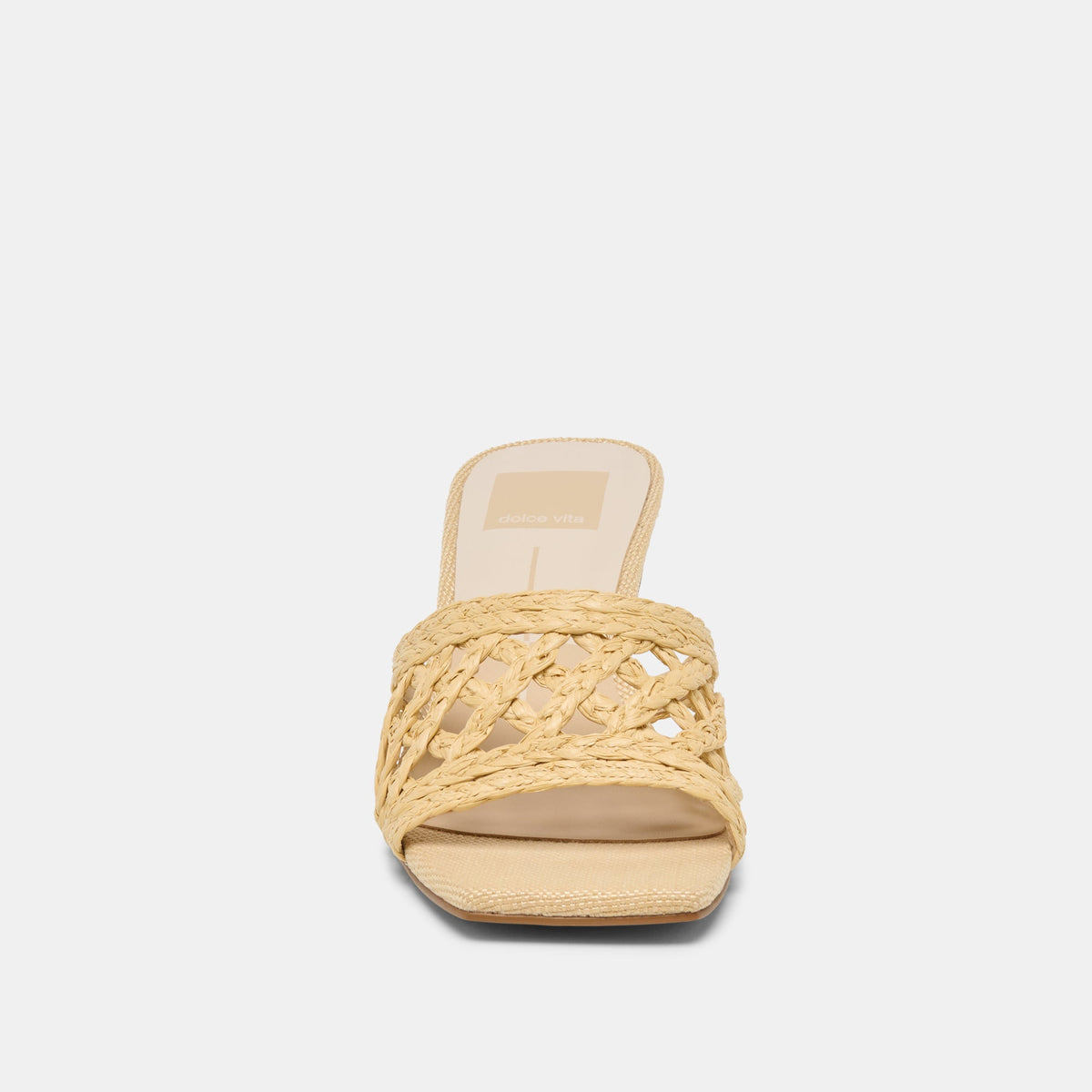 Bowen Lt Natural Raffia Heels | Dolce Vita