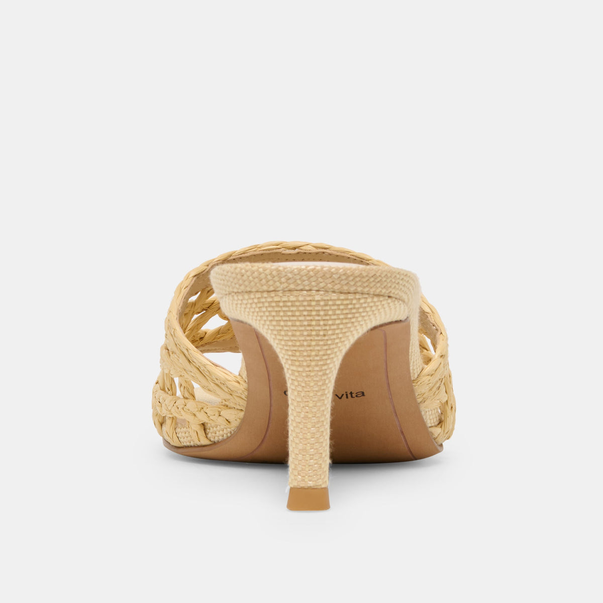Bowen Lt Natural Raffia Heels | Dolce Vita