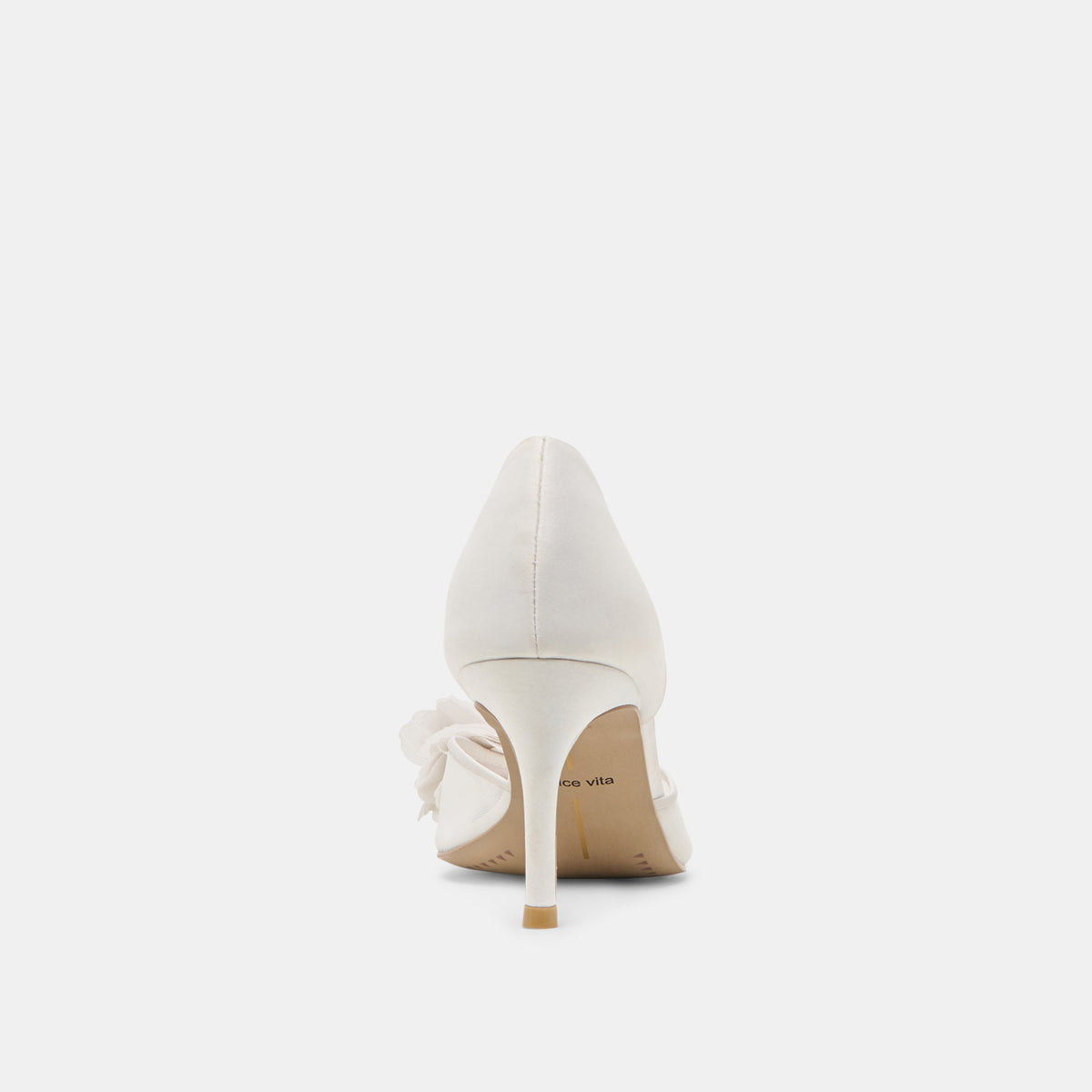 Evelin White Mesh Heels | Dolce Vita