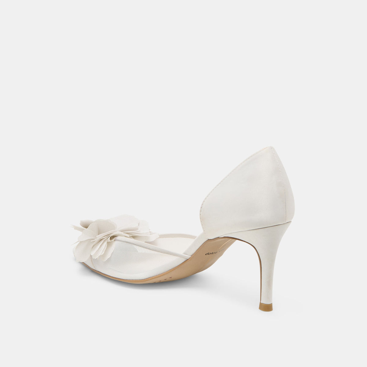 Evelin White Mesh Heels | Dolce Vita