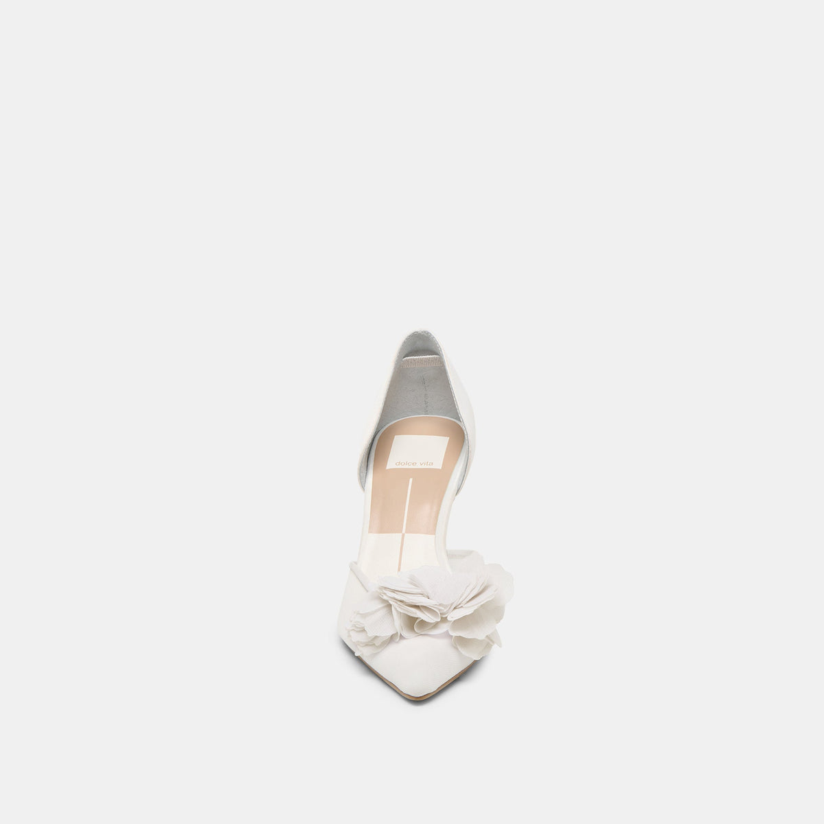 Evelin White Mesh Heels | Dolce Vita