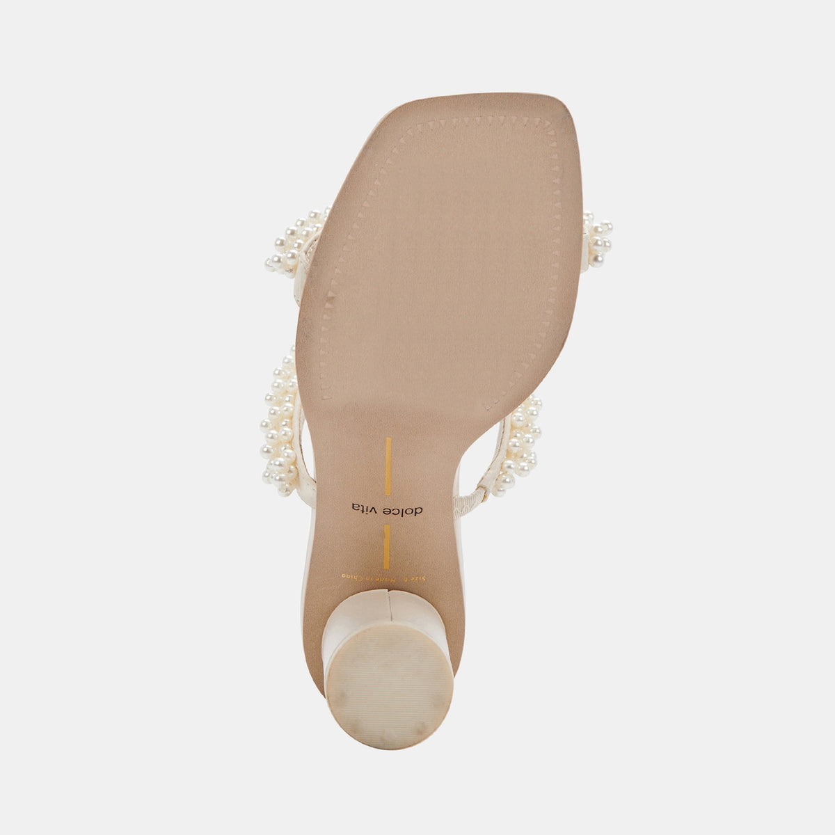 NOEL Heels Vanilla Pearls | Vanilla Pearl Bead Heels
 – Dolce Vita | Dolce Vita