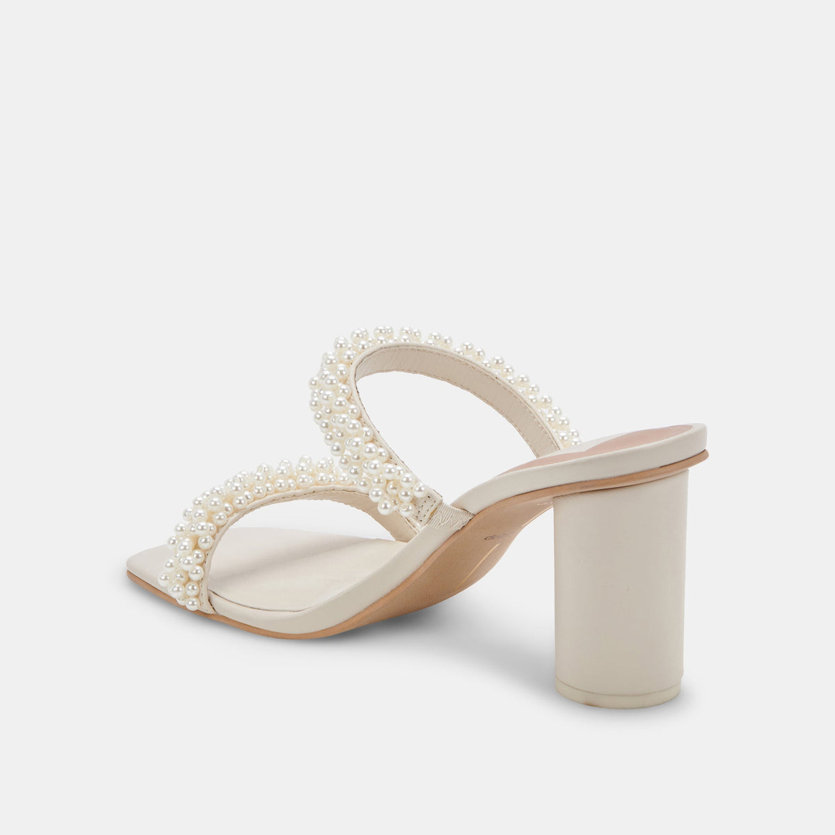 NOEL Heels Vanilla Pearls | Vanilla Pearl Bead Heels
 – Dolce Vita | Dolce Vita