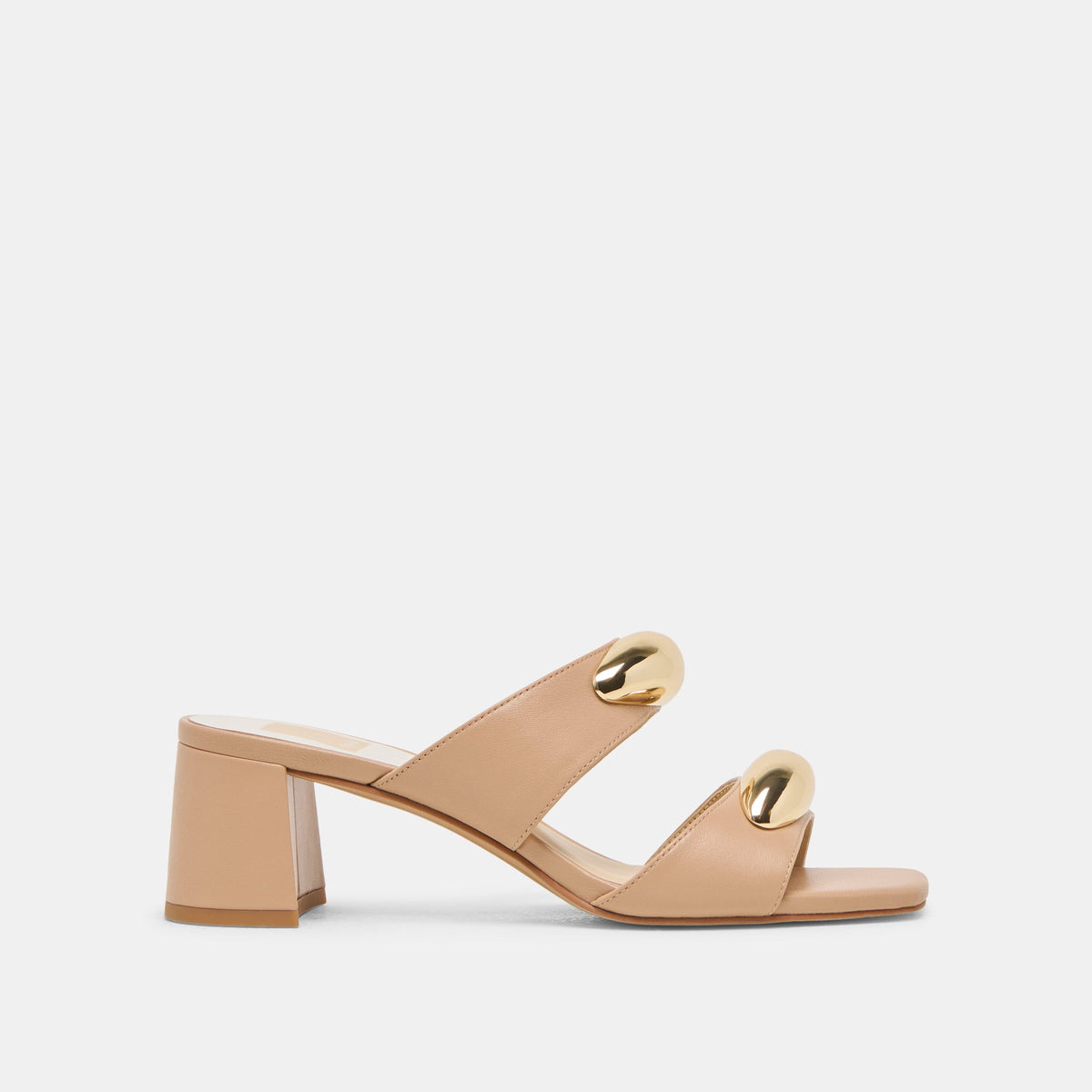 Barnet Light Tan Leather Heels | Dolce Vita