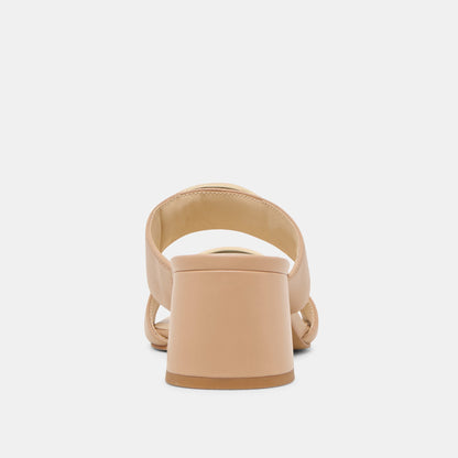 Barnet Light Tan Leather Heels | Dolce Vita