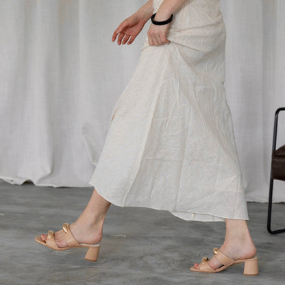 Barnet Light Tan Leather Heels | Dolce Vita