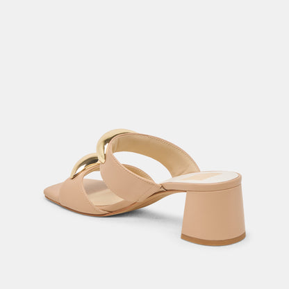 Barnet Light Tan Leather Heels | Dolce Vita