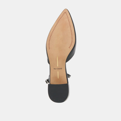 Carel Midnight Crinkle Patent Leather Heels | Dolce Vita