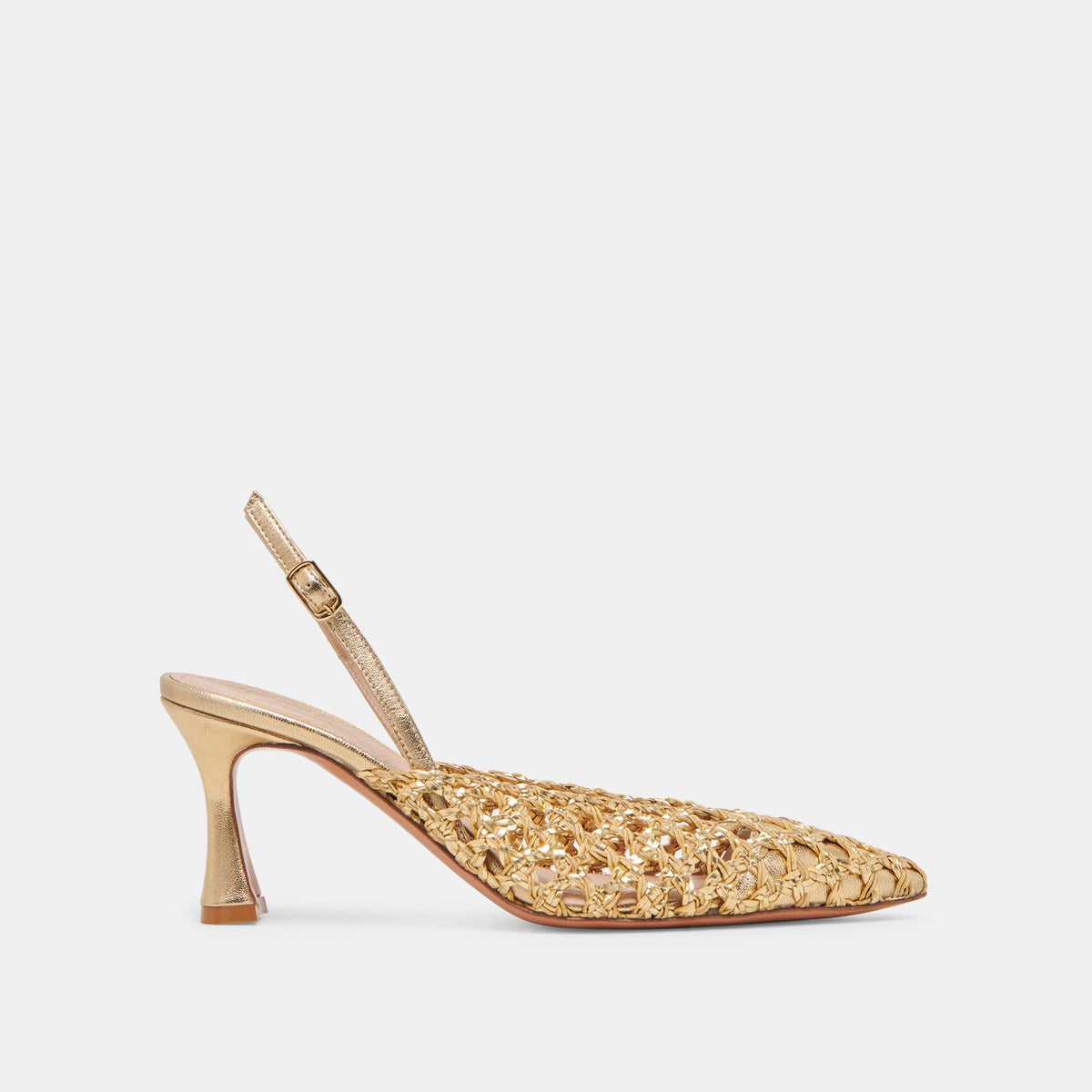 GLORIA HEELS GOLD WOVEN
 – Dolce Vita | Dolce Vita
