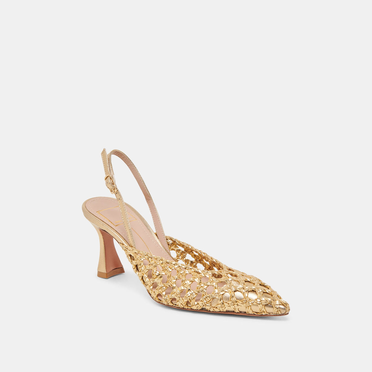 GLORIA HEELS GOLD WOVEN
 – Dolce Vita | Dolce Vita