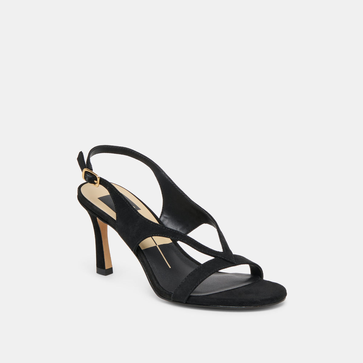 Izela Onyx Suede Heels | Dolce Vita