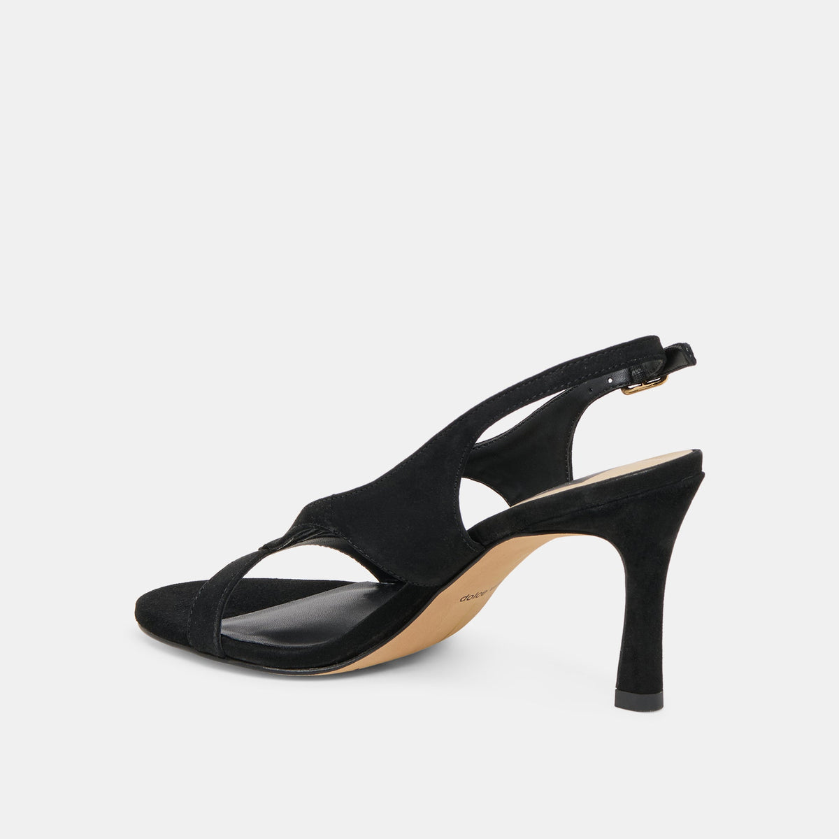 Izela Onyx Suede Heels | Dolce Vita