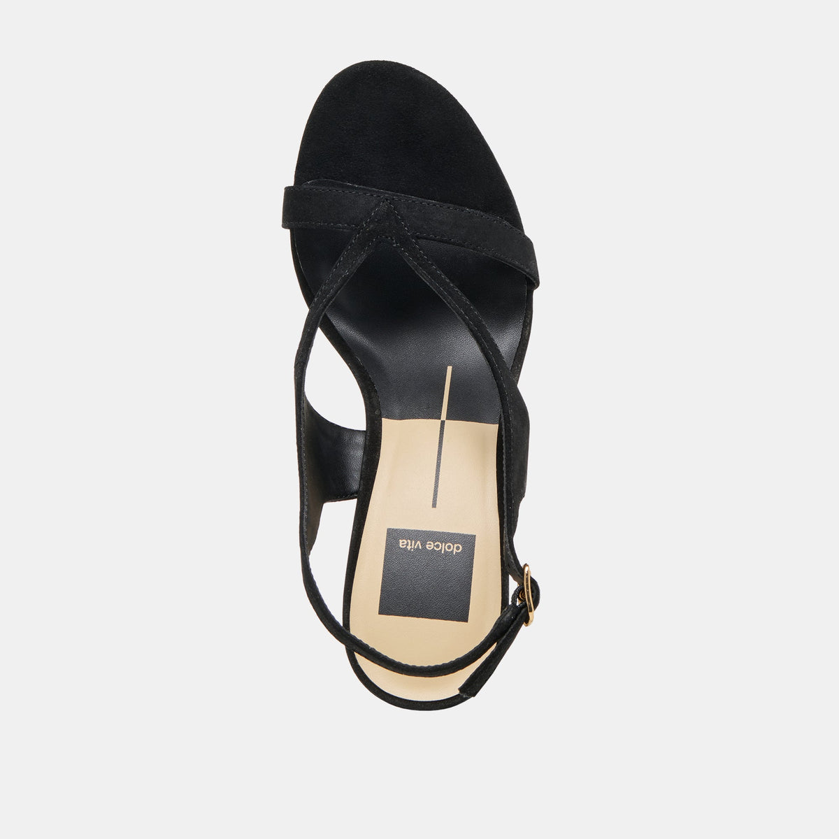 Izela Onyx Suede Heels | Dolce Vita