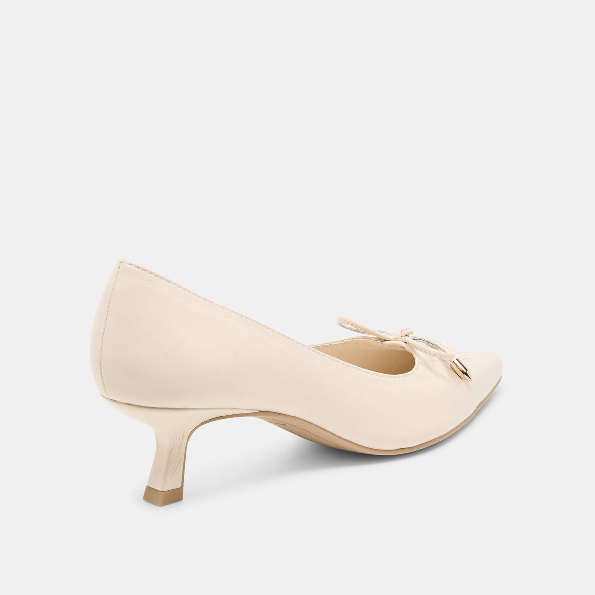 Clarie Bone Crinkle Patent Leather Heels | Dolce Vita