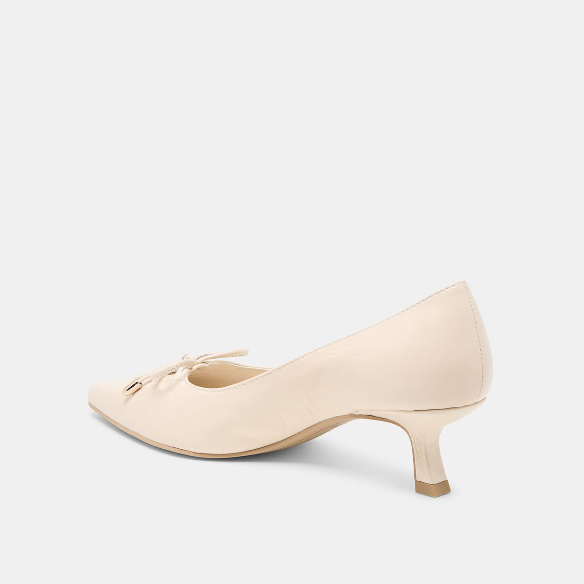 Clarie Bone Crinkle Patent Leather Heels | Dolce Vita
