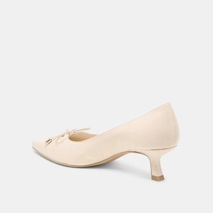 Clarie Bone Crinkle Patent Leather Heels | Dolce Vita