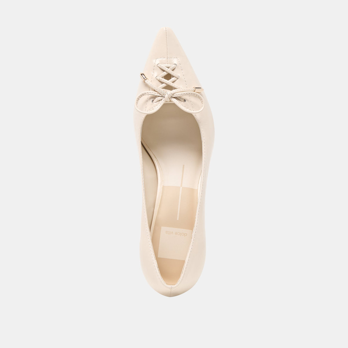Clarie Bone Crinkle Patent Leather Heels | Dolce Vita