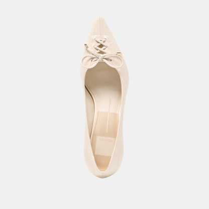 Clarie Bone Crinkle Patent Leather Heels | Dolce Vita