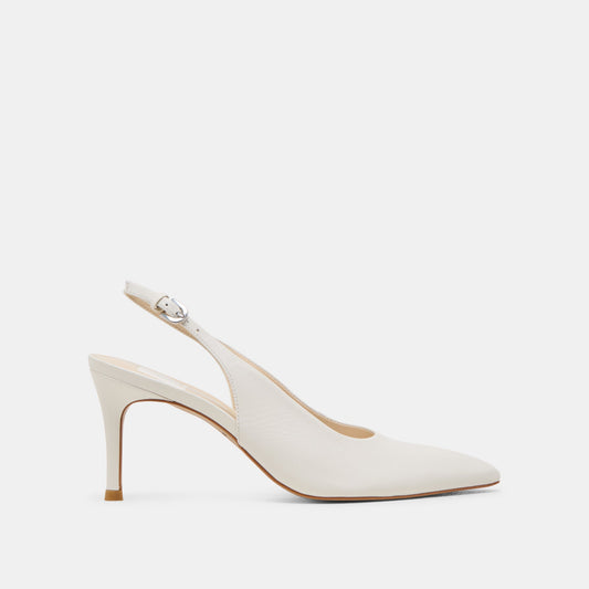 ELASI HEELS WHITE LEATHER
 – Dolce Vita | Dolce Vita