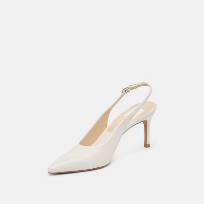ELASI HEELS WHITE LEATHER
 – Dolce Vita | Dolce Vita
