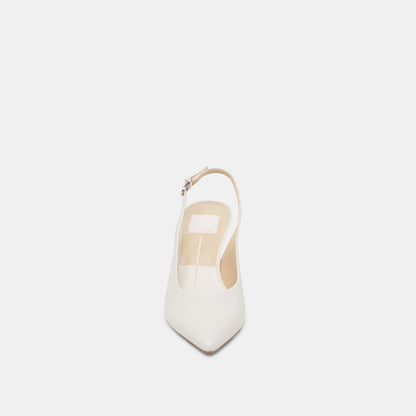 ELASI HEELS WHITE LEATHER
 – Dolce Vita | Dolce Vita