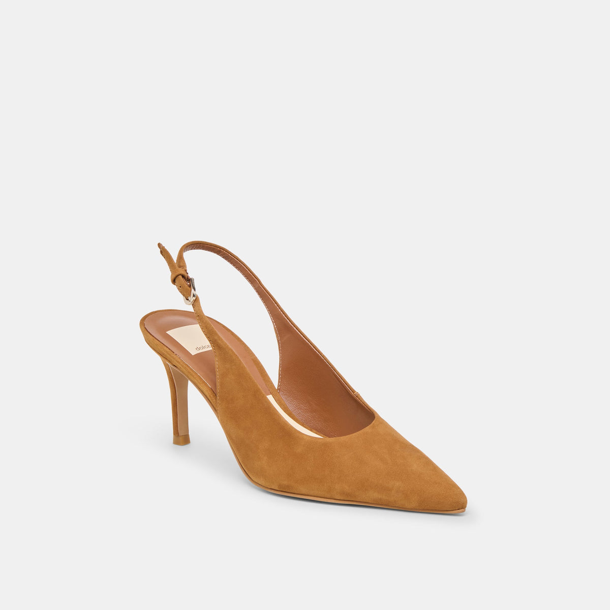 Elasi Brown Nubuck Heels | Dolce Vita