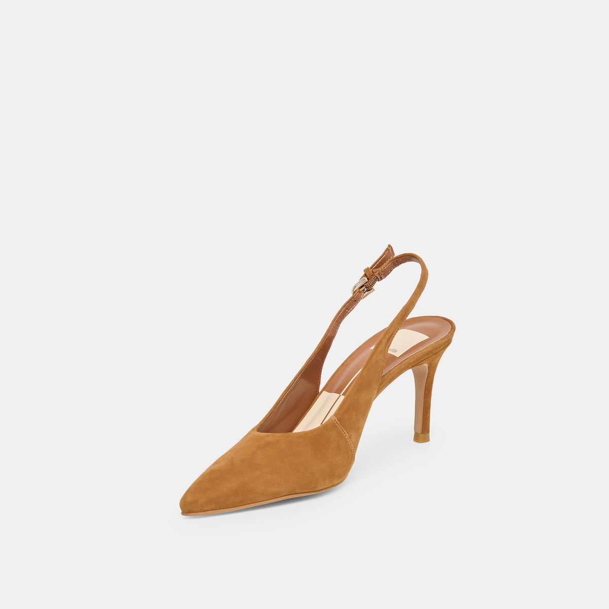 Elasi Brown Nubuck Heels | Dolce Vita
