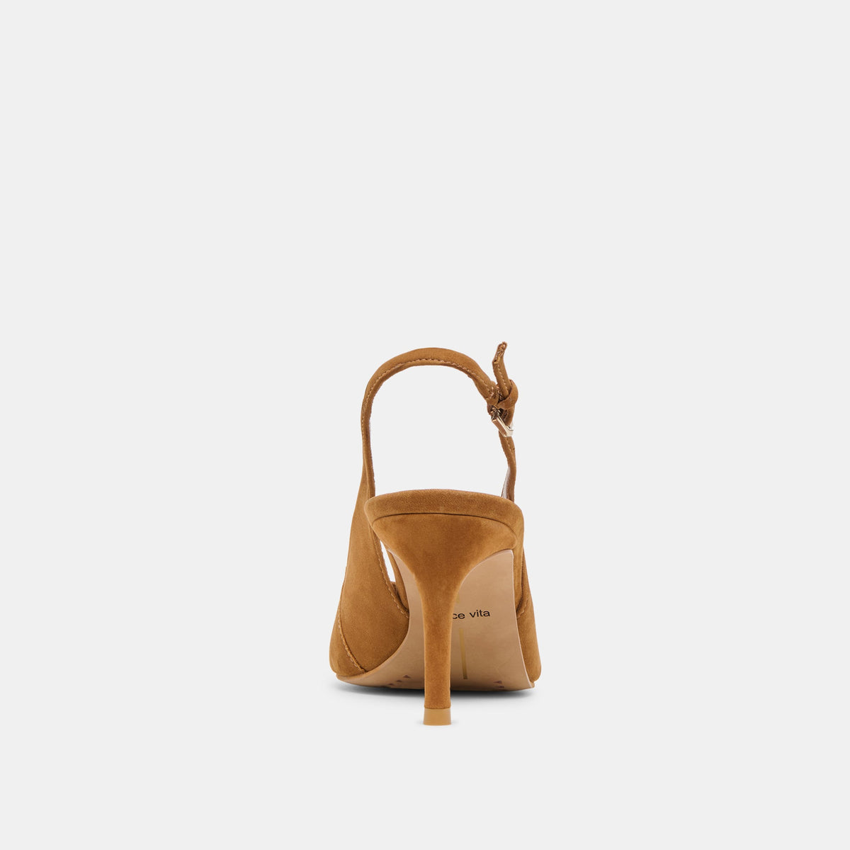 Elasi Brown Nubuck Heels | Dolce Vita