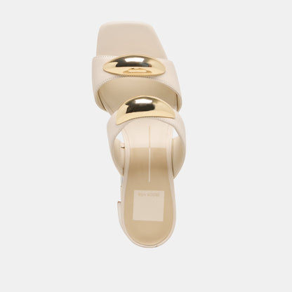 Barnet Bone Leather Heels | Dolce Vita