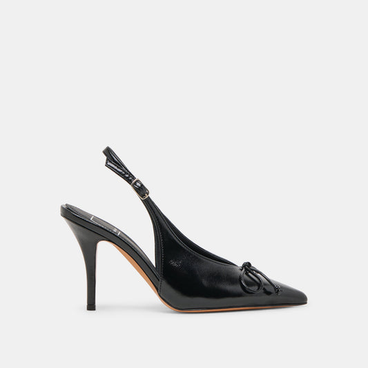 GEENA HEELS BLACK LEATHER
 – Dolce Vita | Dolce Vita