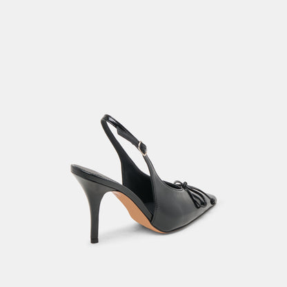 GEENA HEELS BLACK LEATHER
 – Dolce Vita | Dolce Vita