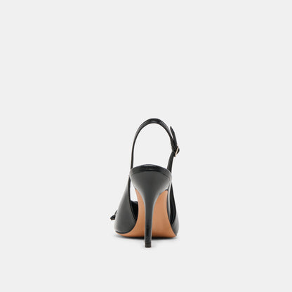 GEENA HEELS BLACK LEATHER
 – Dolce Vita | Dolce Vita