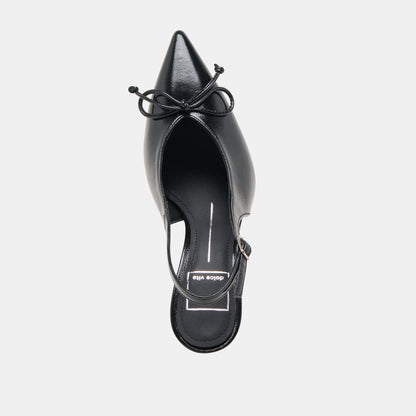 GEENA HEELS BLACK LEATHER
 – Dolce Vita | Dolce Vita