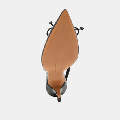 GEENA HEELS BLACK LEATHER
 – Dolce Vita | Dolce Vita