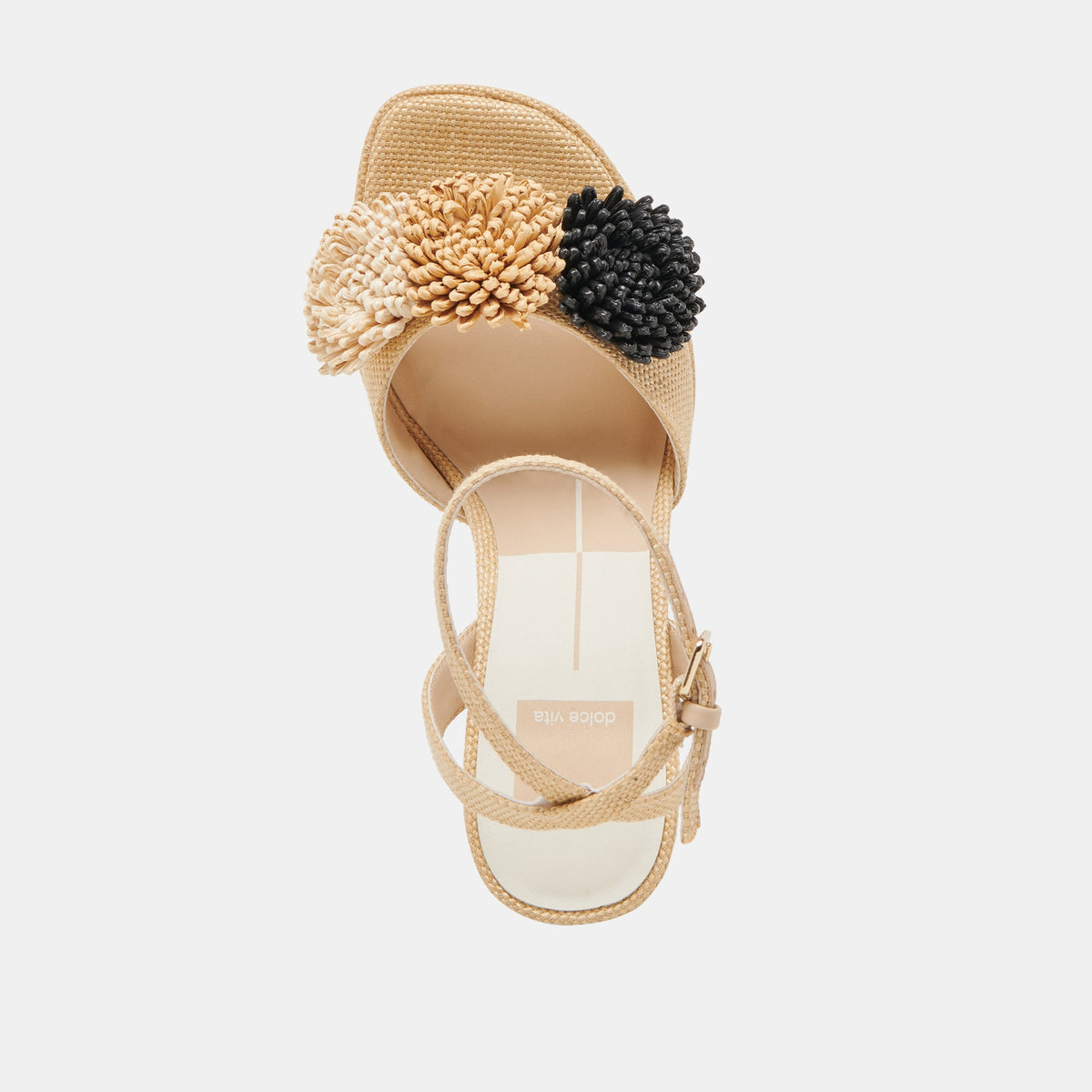 OLIVEA HEELS BLACK NATURAL RAFFIA
 – Dolce Vita | Dolce Vita